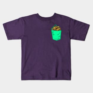 Treasure in My Pocket: Turquoise Trove of Gold and Gems Kids T-Shirt